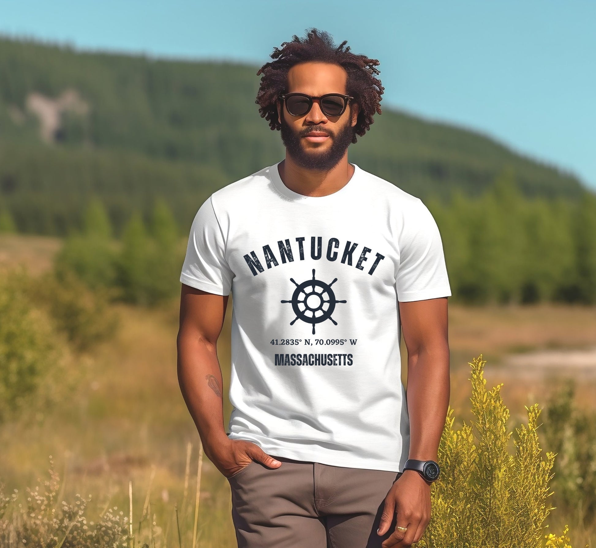 Nantucket Shirt, Massachusetts Tee Shirt, Cape Cod Vacation Gift