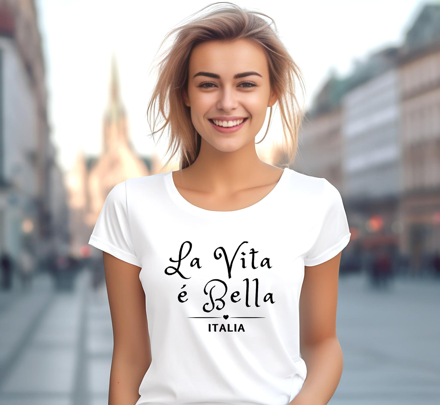 La Vita E Bella Italy Vacation Shirt, Italian Saying Tee
