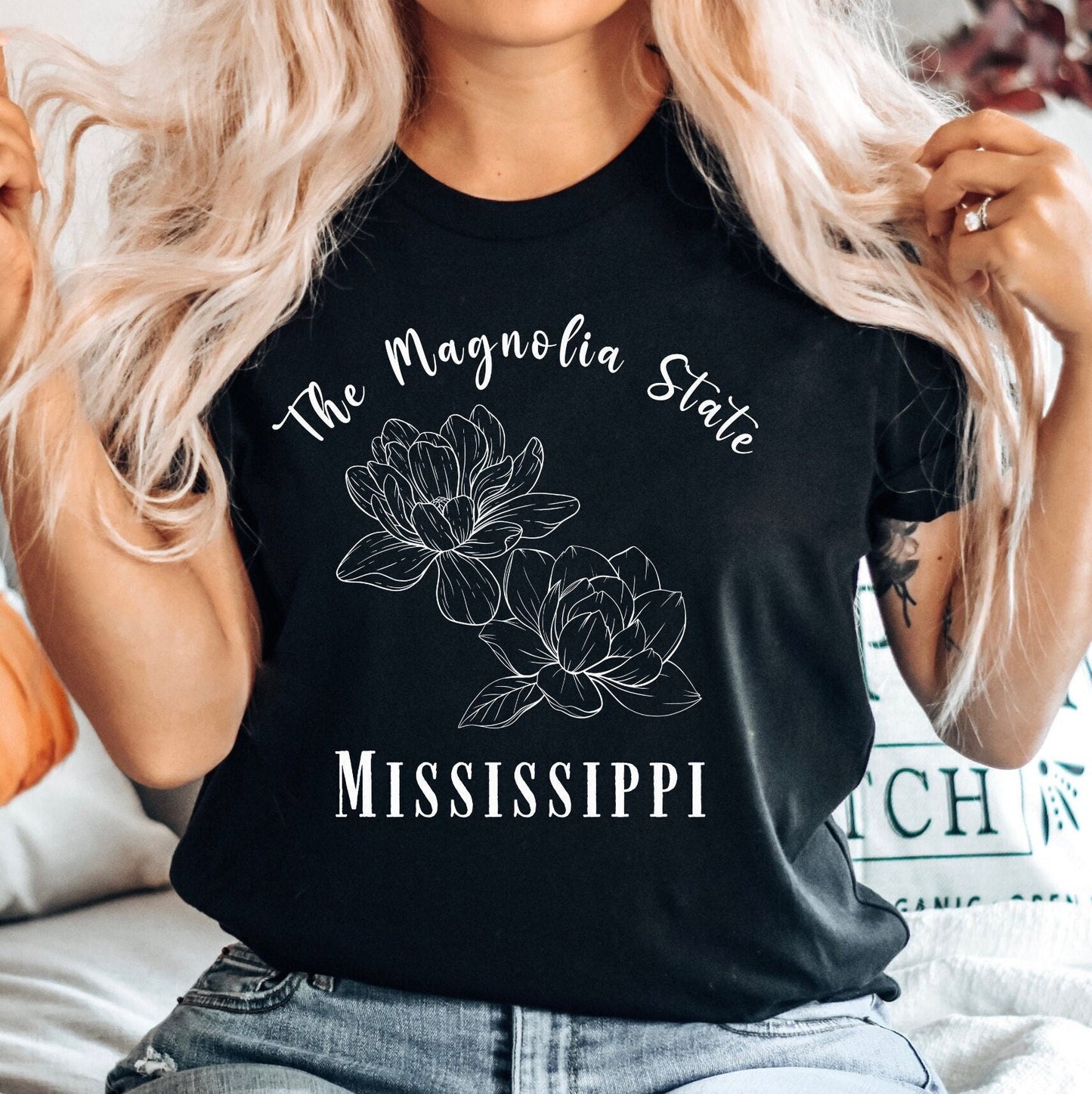 Mississippi Shirt, The Magnolia State Tee, Bachelorette Tshirt, Souveneir Gift, Plus Size