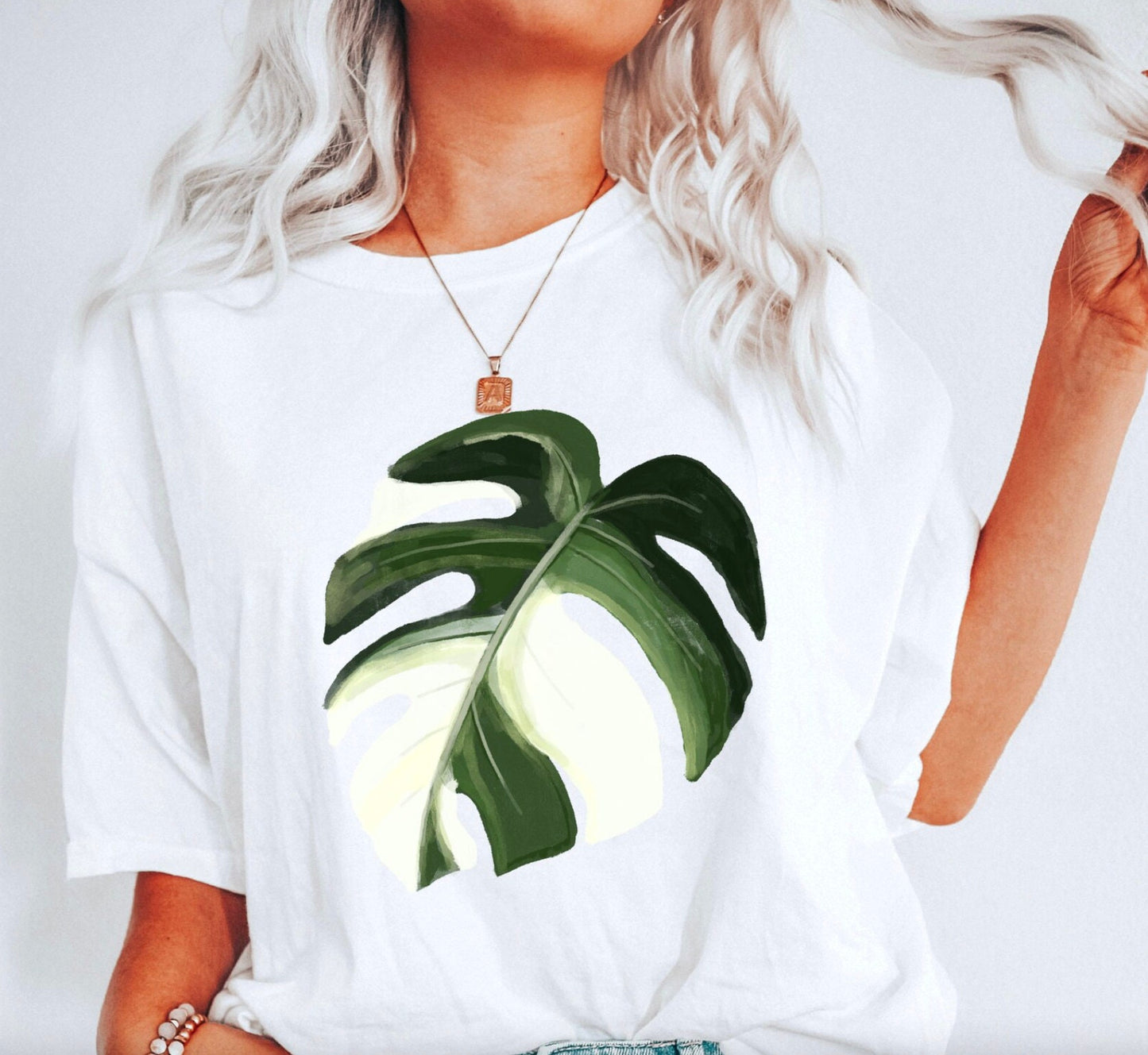 Monstera Leaf Shirt: Comfort Colors Plant Lover Tee