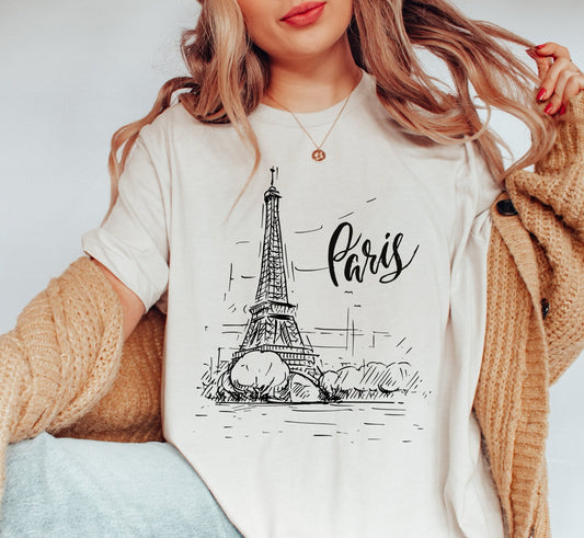 Paris Shirt: Travel Souvenir Tee