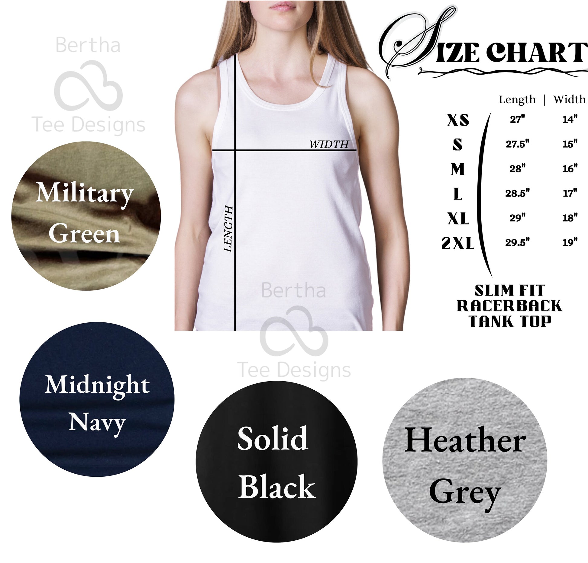 Miami Beachy Chic Racerback Tank Top: Florida Wedding Gift