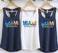 Miami Beachy Chic Racerback Tank Top: Florida Wedding Gift