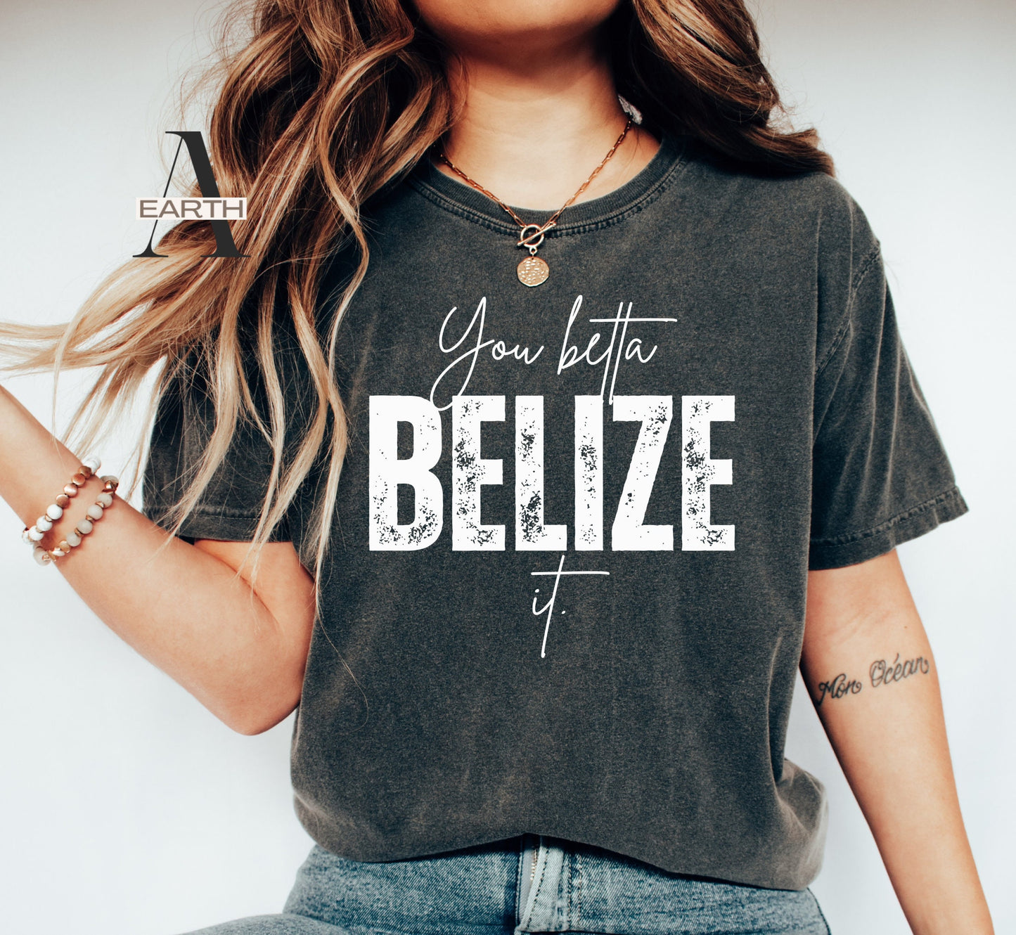 Belize Vacation Shirt: Comfort Colors Unisex Beach Tee