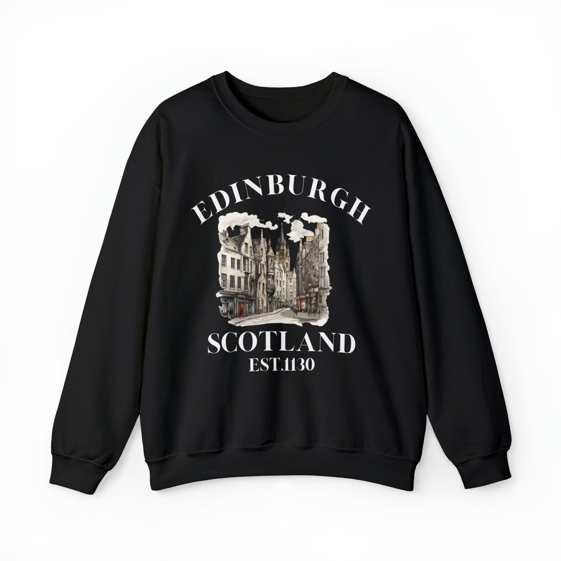 Retro Edinburgh Scotland Sweatshirt: Vintage Travel Souvenir