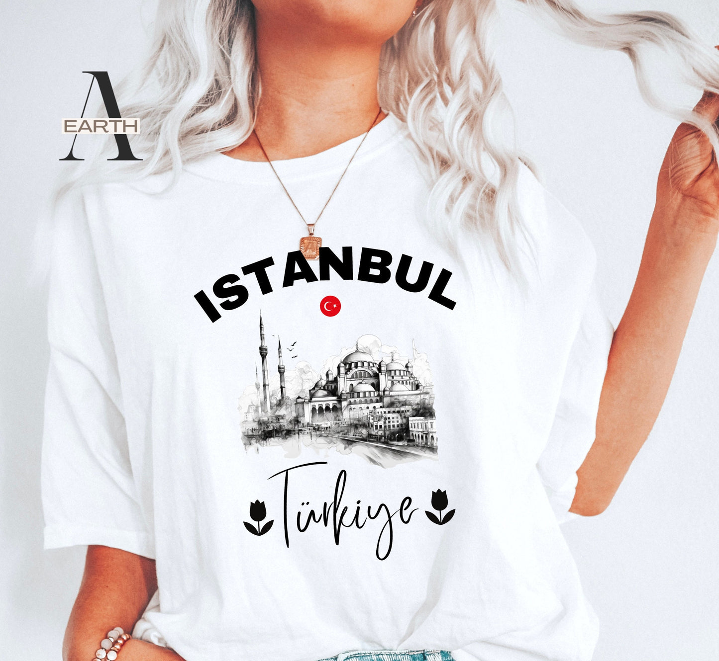 Istanbul Turkiye Comfort Colors Shirt: Bosphorus Graphic Tee