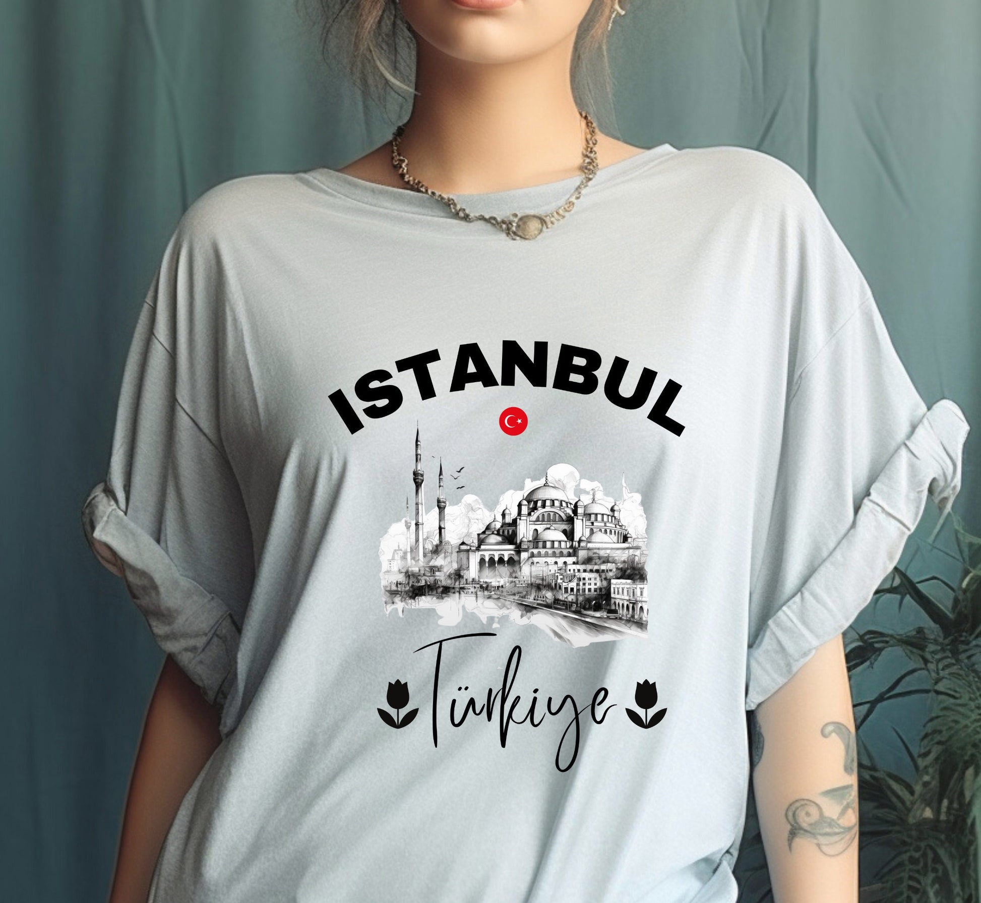 Istanbul Turkiye Comfort Colors Shirt: Bosphorus Graphic Tee