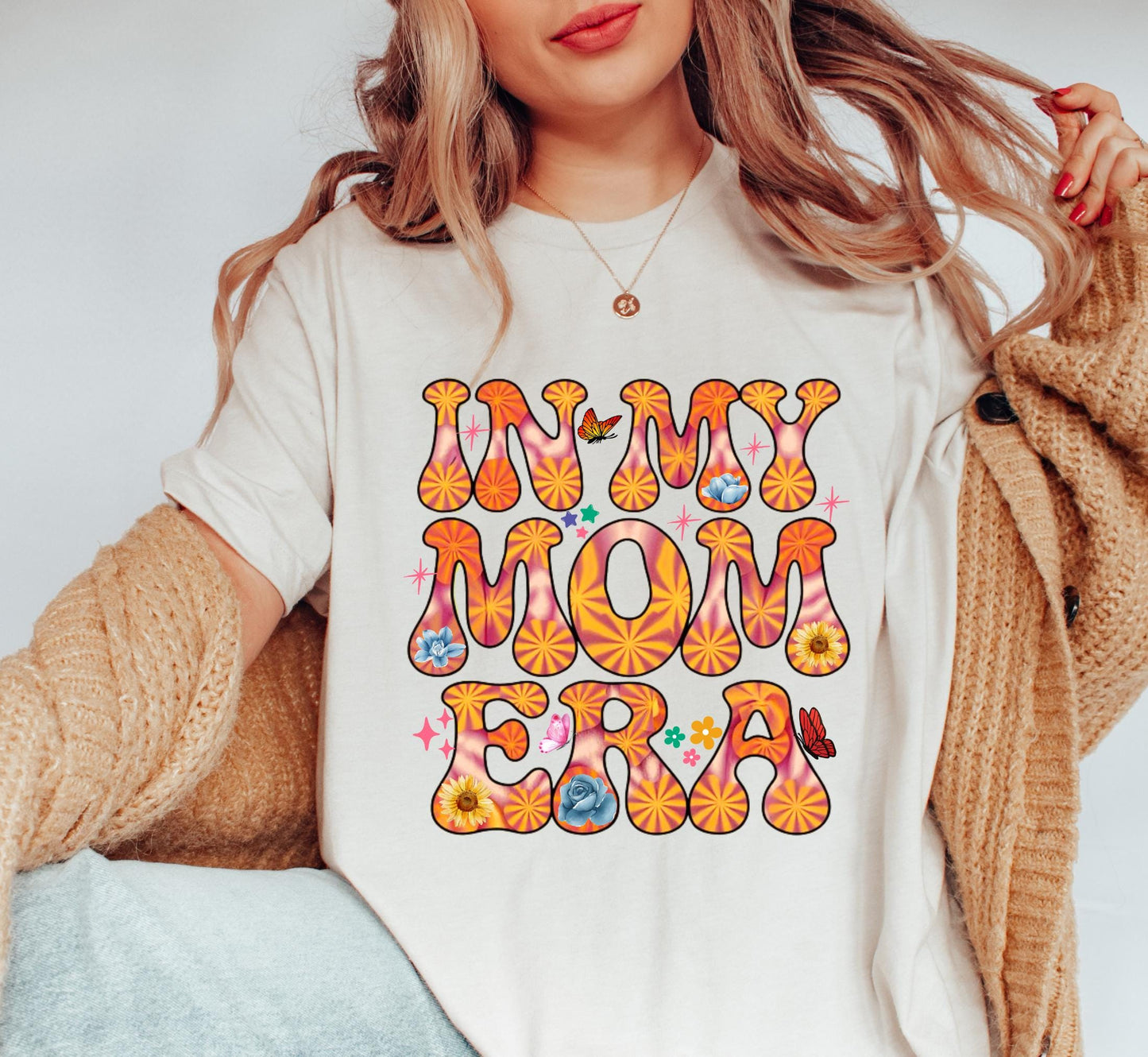 In My Mom Era T-Shirt - Funny New Mama Tee, Baby Shower Gift