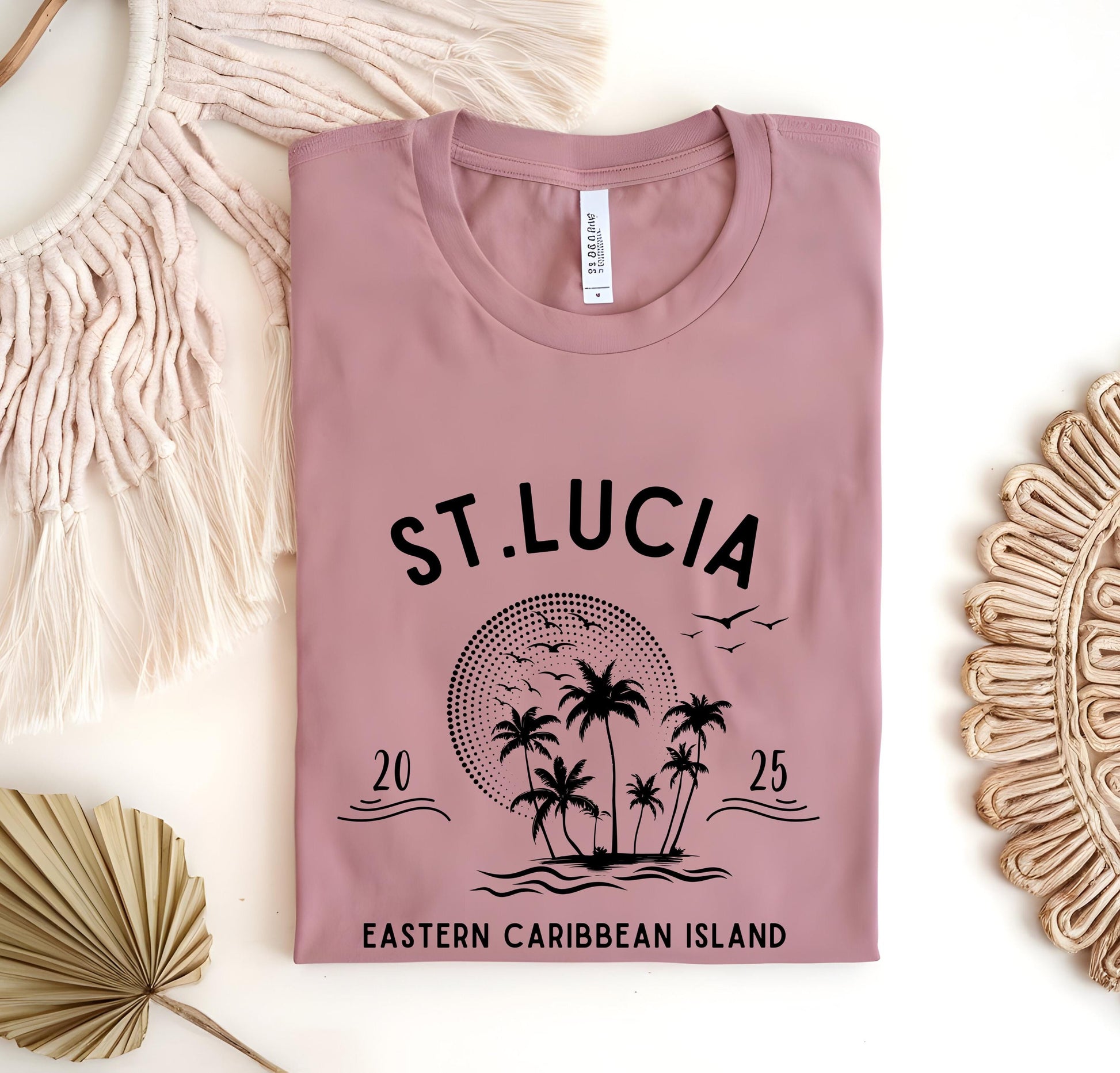 St. Lucia Shirt: Caribbean Island Vacay Mode Tee