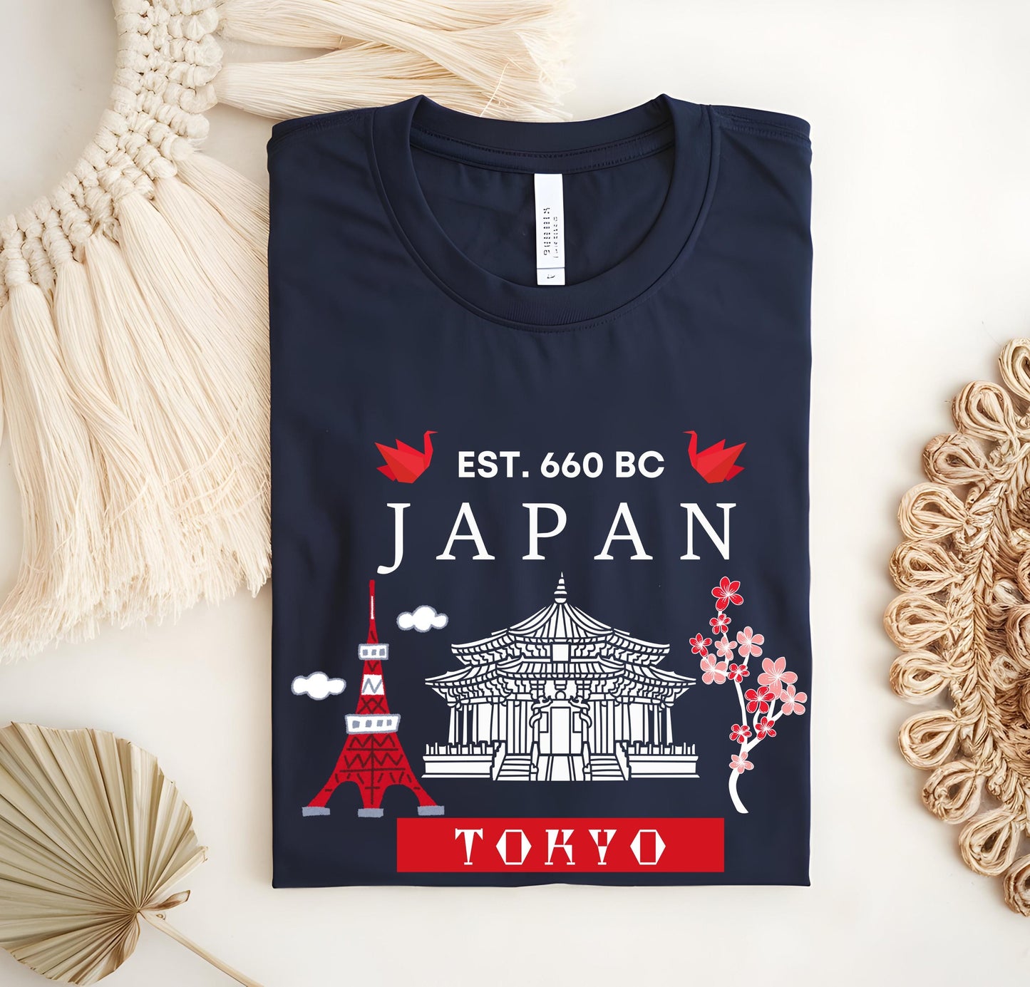 Japan T-Shirt: Cherry Blossom Tokyo Sakura Tee