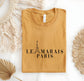 Le Marais Paris T-Shirt: French Traveler Outfit