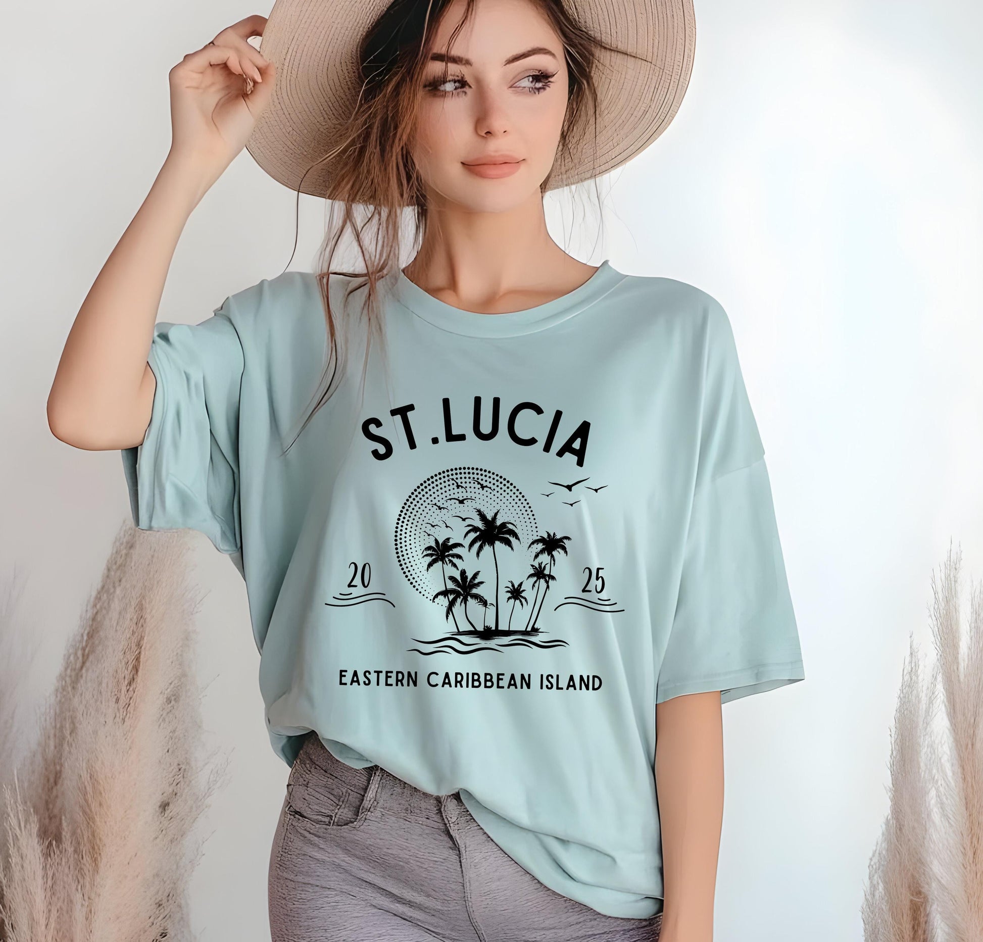 St. Lucia Shirt: Caribbean Island Vacay Mode Tee
