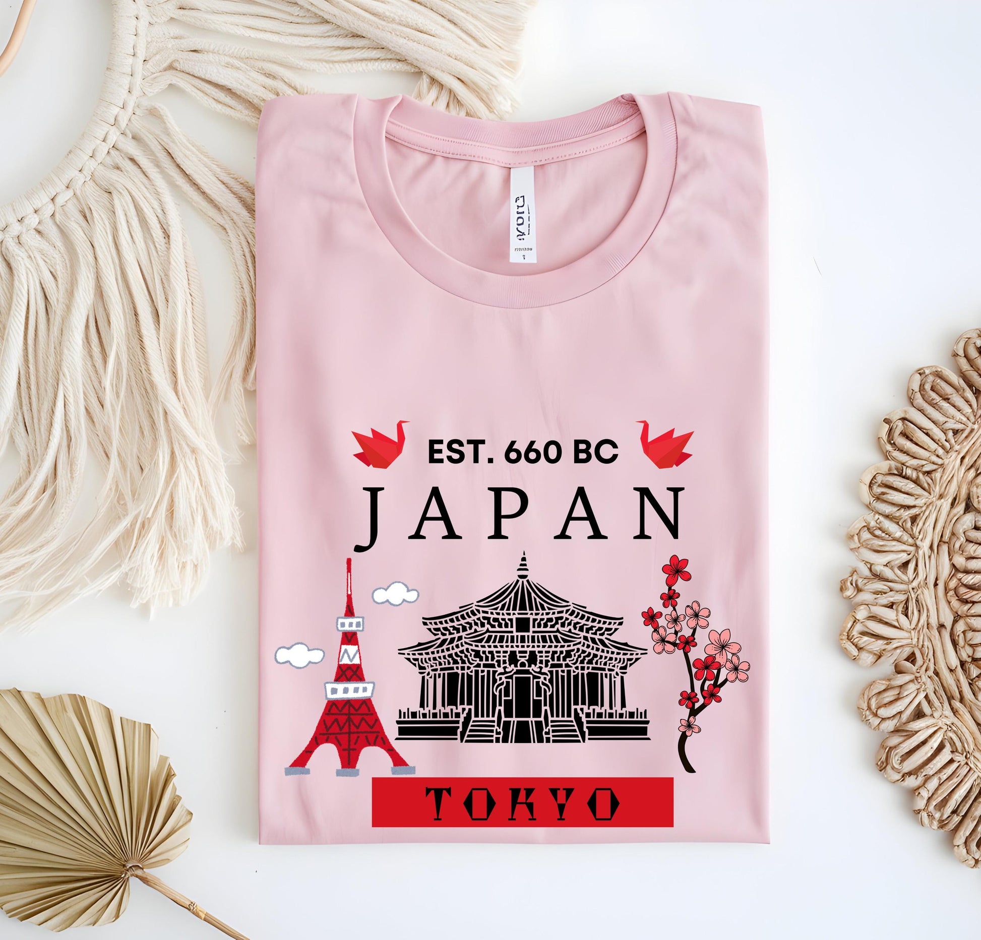 Japan T-Shirt: Cherry Blossom Tokyo Sakura Tee