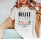 Belize Coral Reef Graphic Tee: Tropical Beach Shirt, Ocean Lover Gift