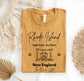 Rhode Island Coastal Tee: New England Foodie Gift