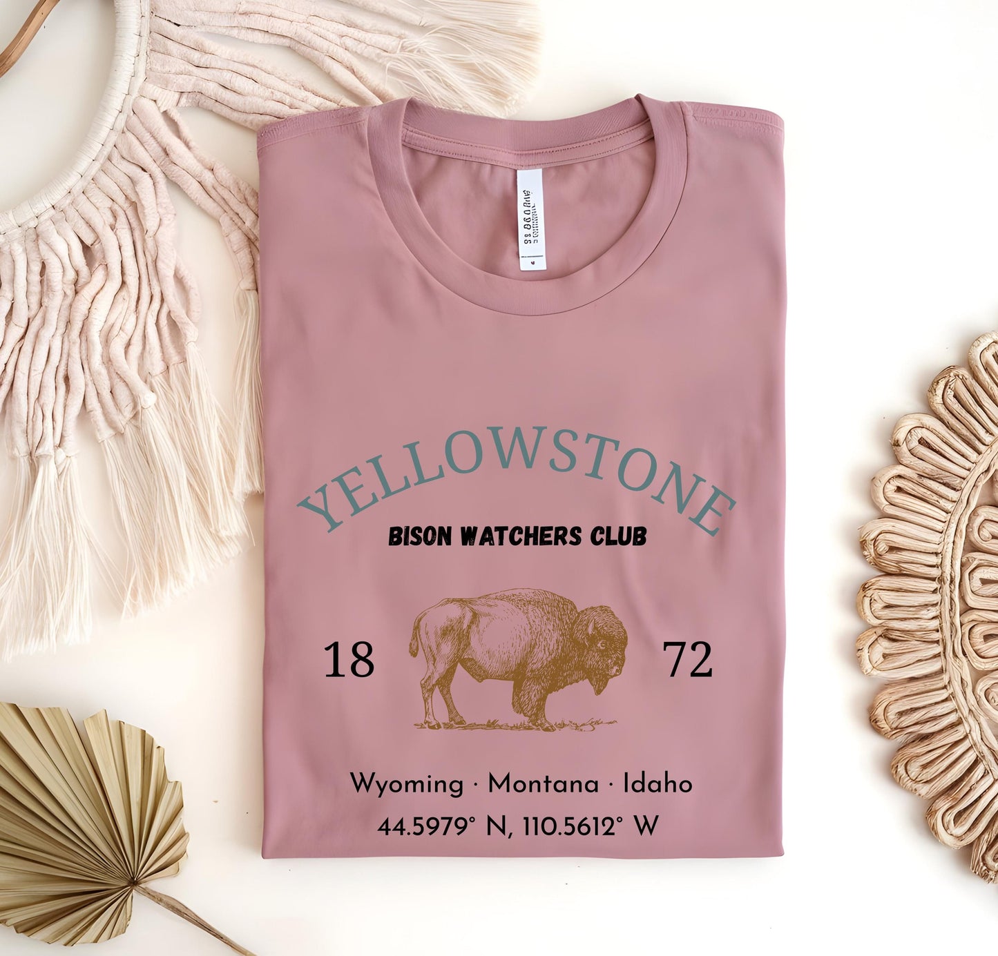 Yellowstone Bison Graphic Tee: Vintage National Park Shirt