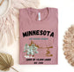 Minnesota Ice Fishing Shirt: Vintage Winter Sport Tee