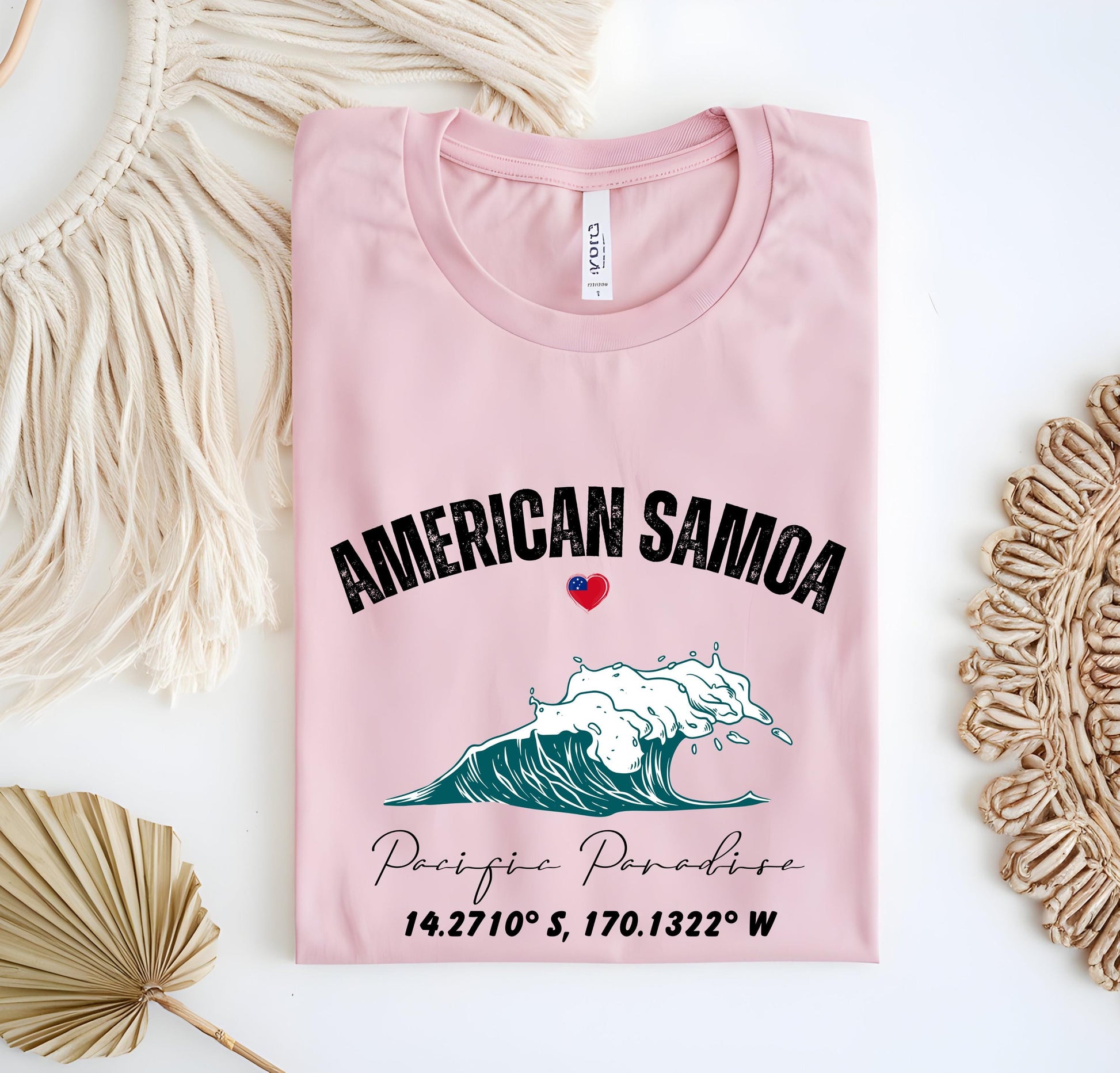 American Samoa Surf Shirt: Vintage Pacific Island Graphic Tee