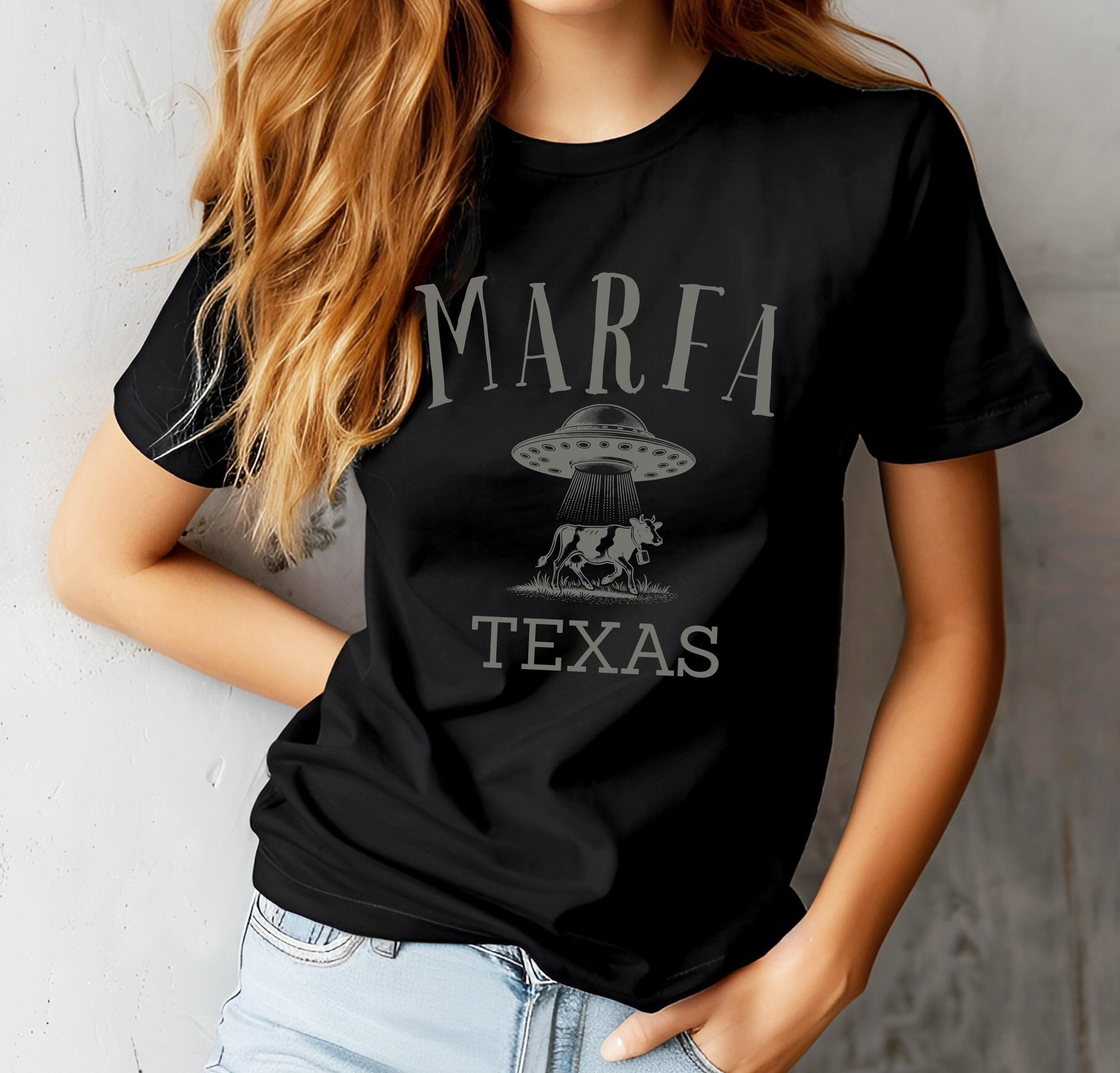 Marfa Texas Art Shirt: Minimalist Desert Tee, West Texas Souvenir
