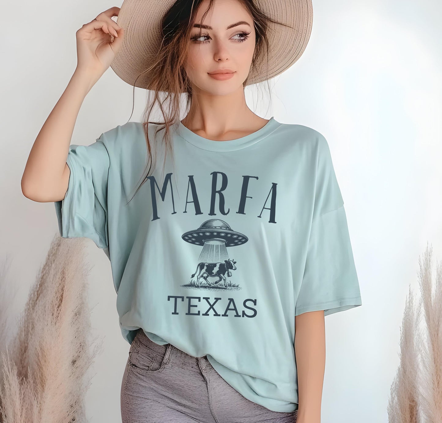 Marfa Texas Art Shirt: Minimalist Desert Tee, West Texas Souvenir
