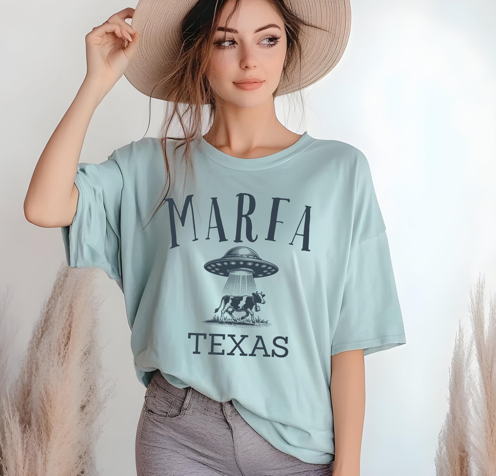 Marfa Texas Art Shirt: Minimalist Desert Tee, West Texas Souvenir