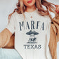 Marfa Texas Art Shirt: Minimalist Desert Tee, West Texas Souvenir