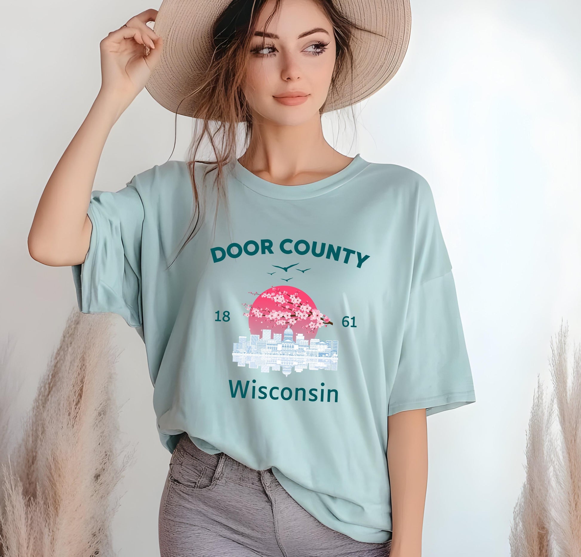Door County Wisconsin T-Shirt, Midwest Vacation Tee