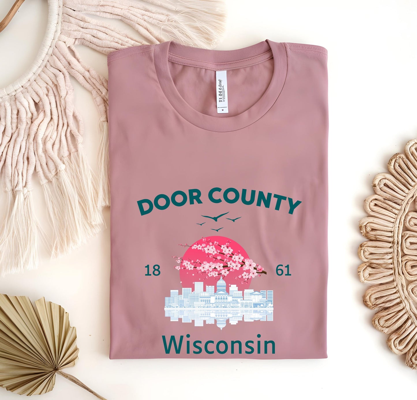 Door County Wisconsin T-Shirt, Midwest Vacation Tee