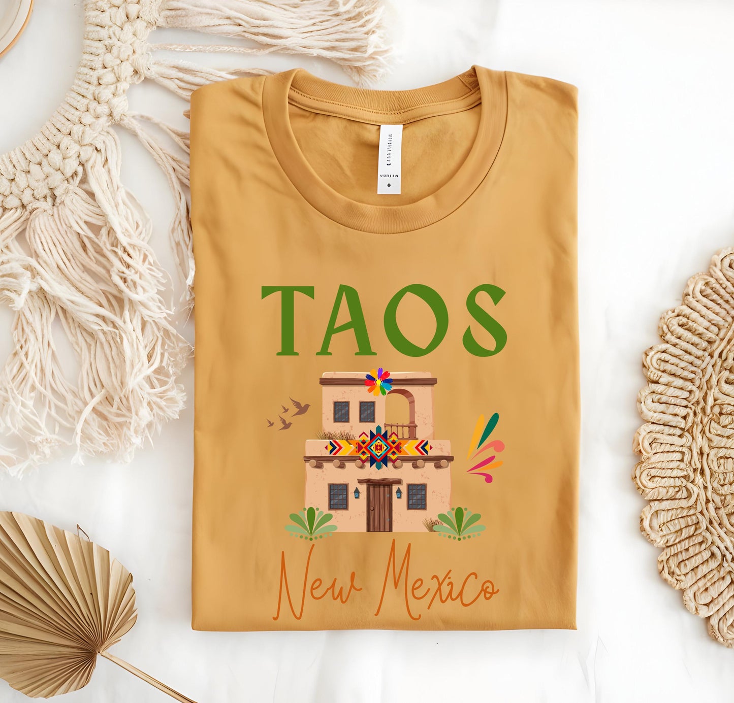 Taos New Mexico Shirt: Southwestern Cotton Tee