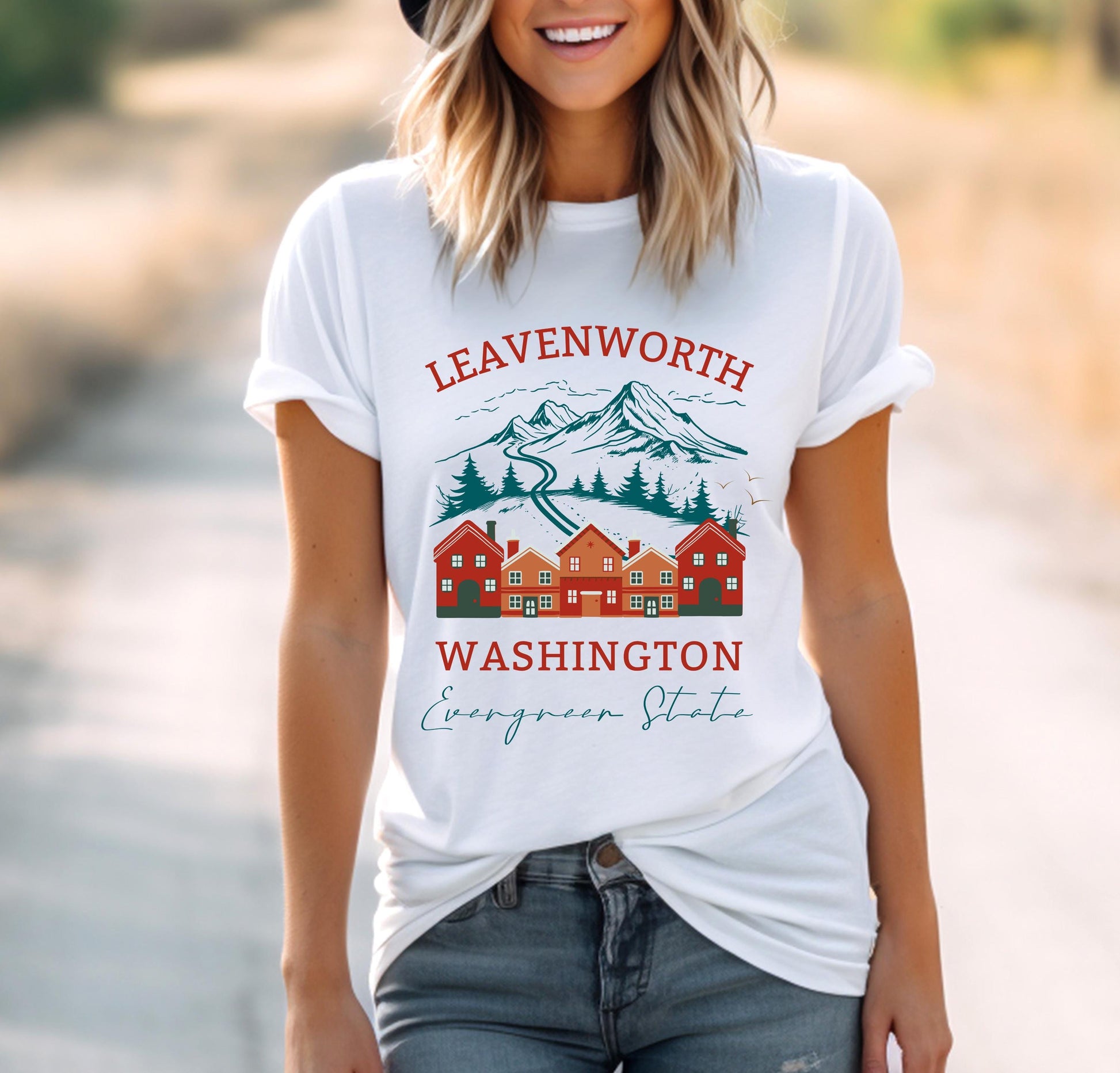 Leavenworth Washington Shirt: Bavarian Holiday Town Tee