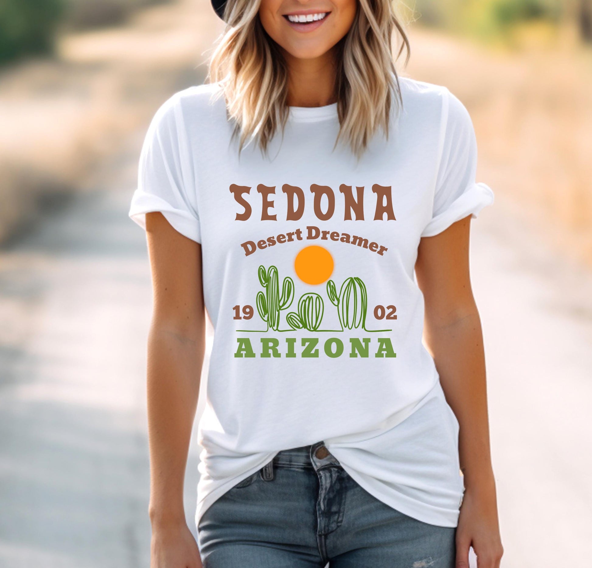 Sedona Arizona Graphic Tee: Southwest Desert Vacation Shirt