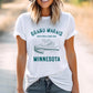 Grand Marais Shirt Minnesota T-shirt, Midwest North Shote Cabin Club T-Shirt
