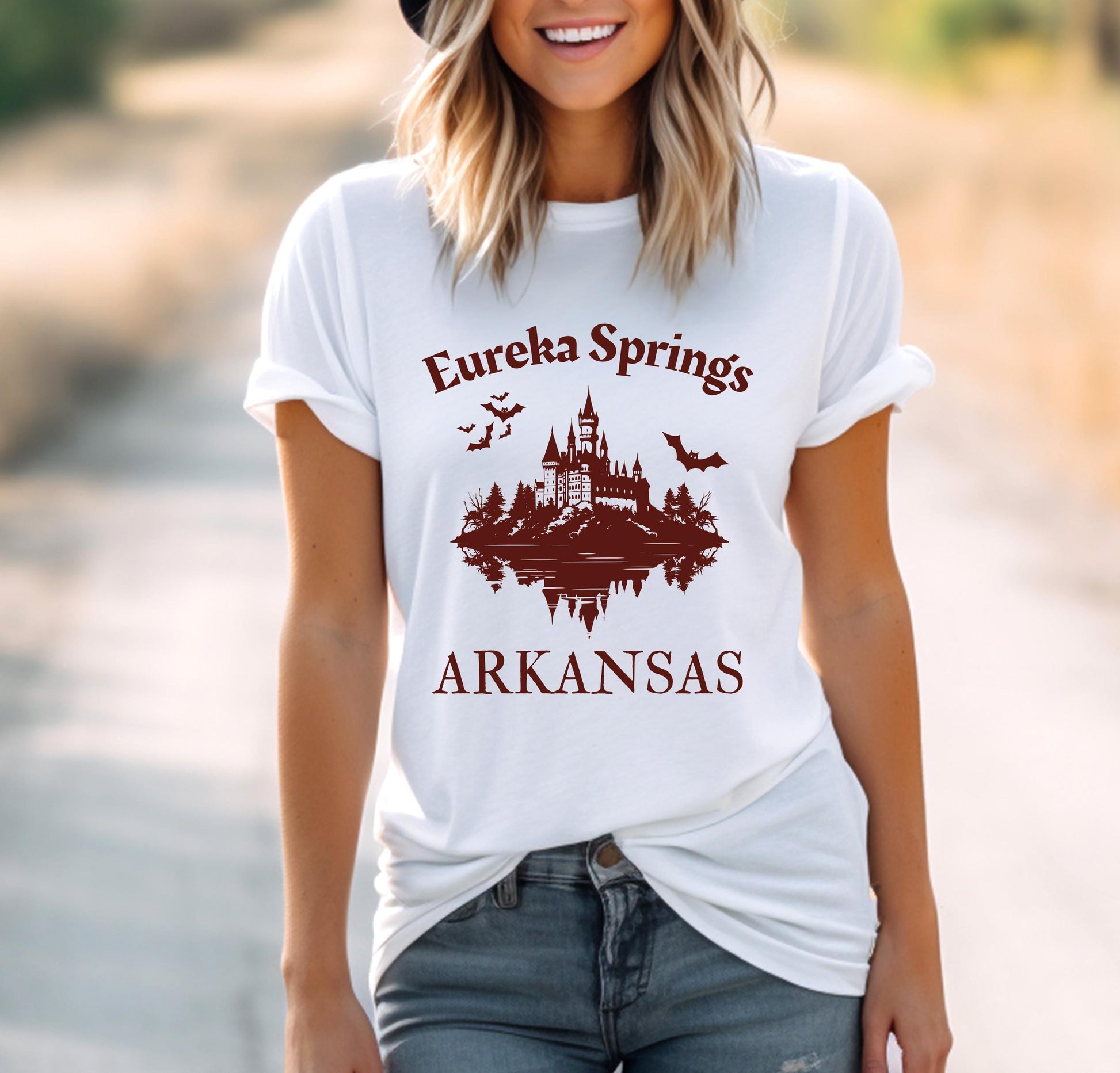 Eureka Springs Shirt, Arkansas Shirts, Haunted Victorian Town Tee