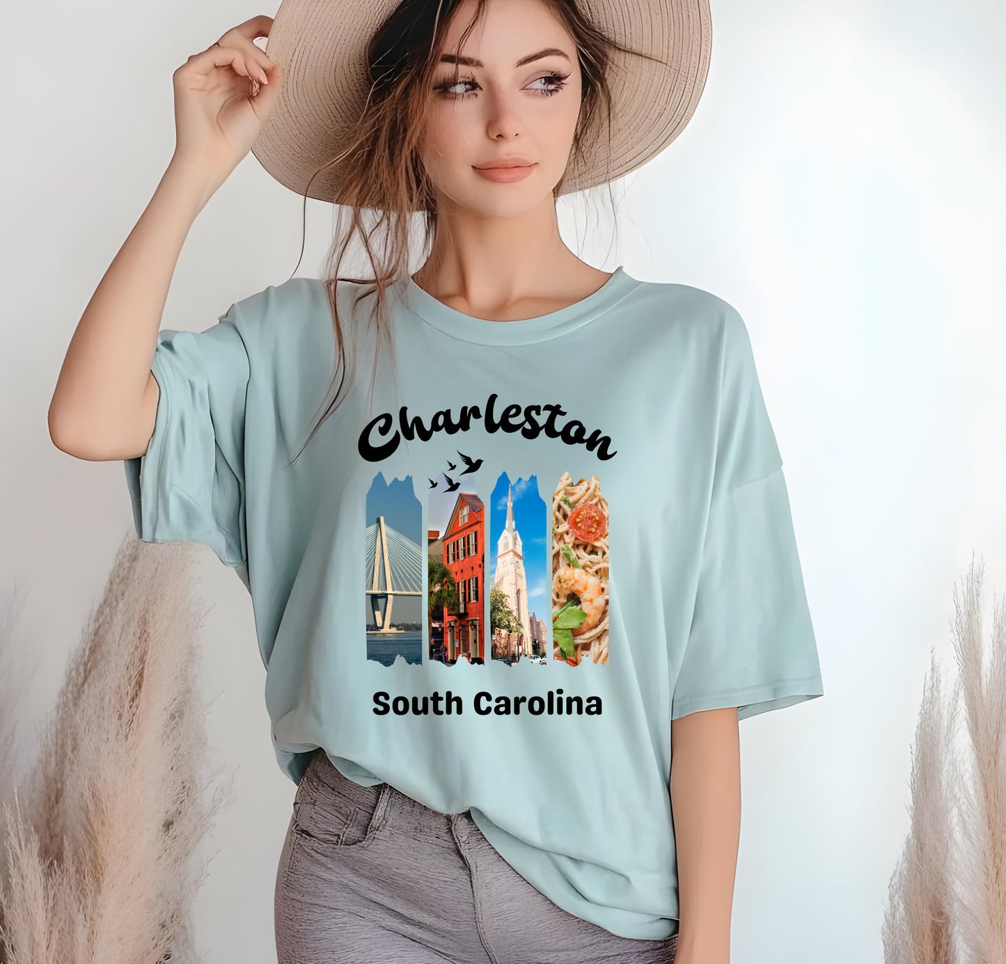 Charleston South Carolina Shirt, Charleston Travel Souvenir Tee