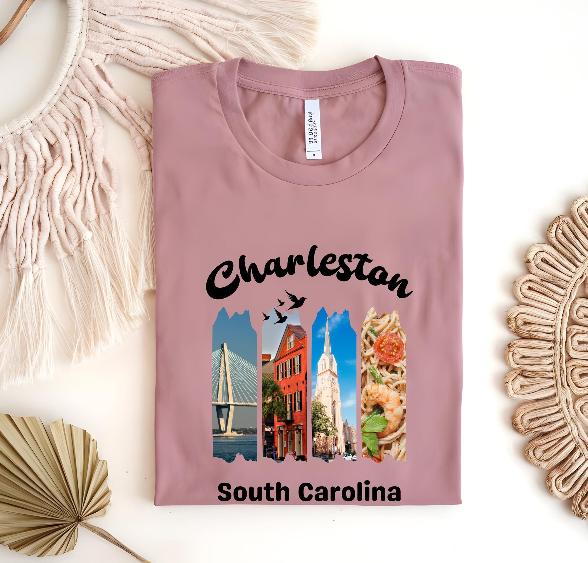 Charleston South Carolina Shirt, Charleston Travel Souvenir Tee