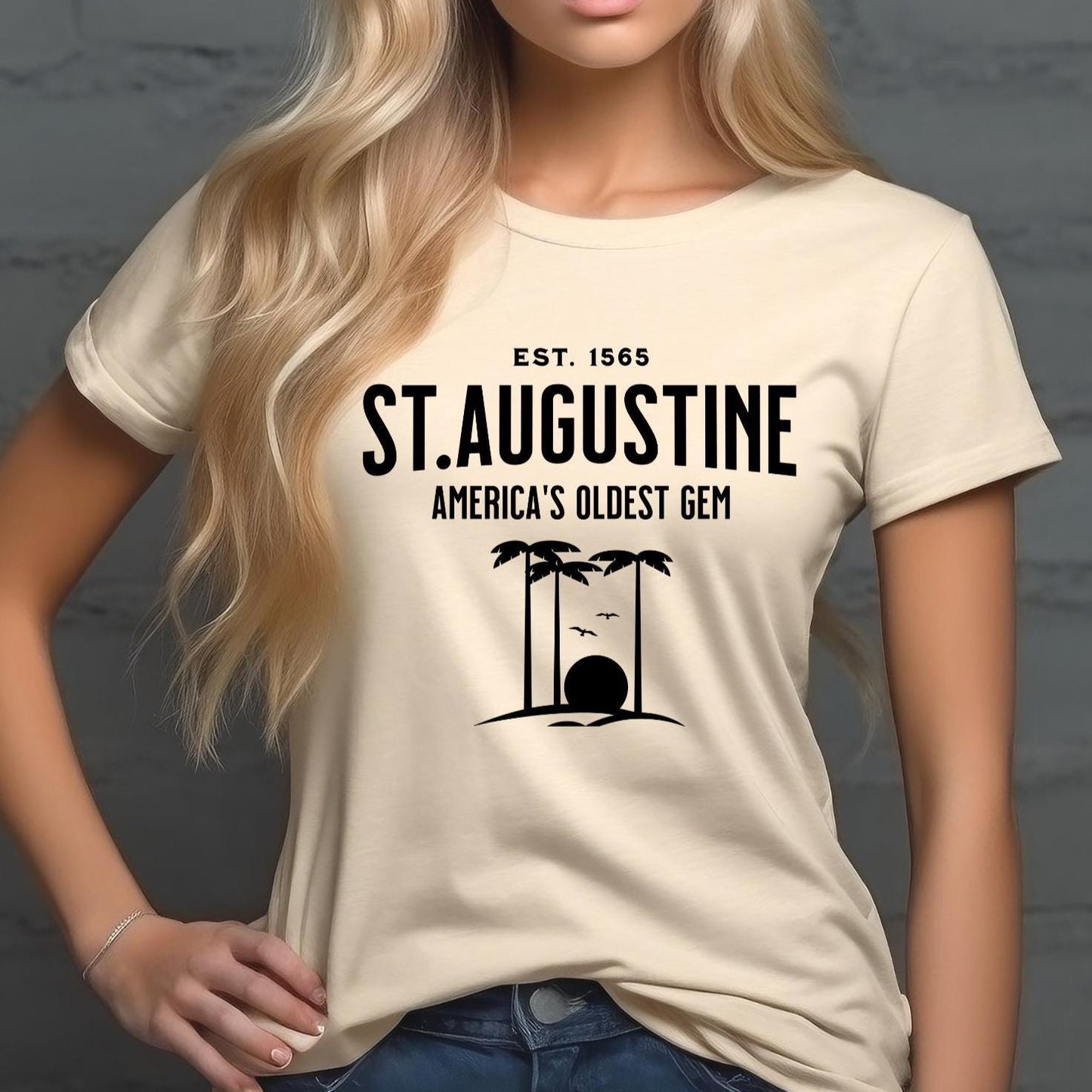 Florida Shirts St. Augustine Tourist T-shirt Ghost Town Visitor Tee