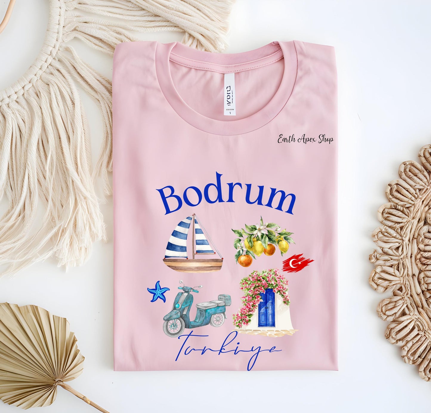 Bodrum Turkey Shirt: Aegean Sea Vacation Tee