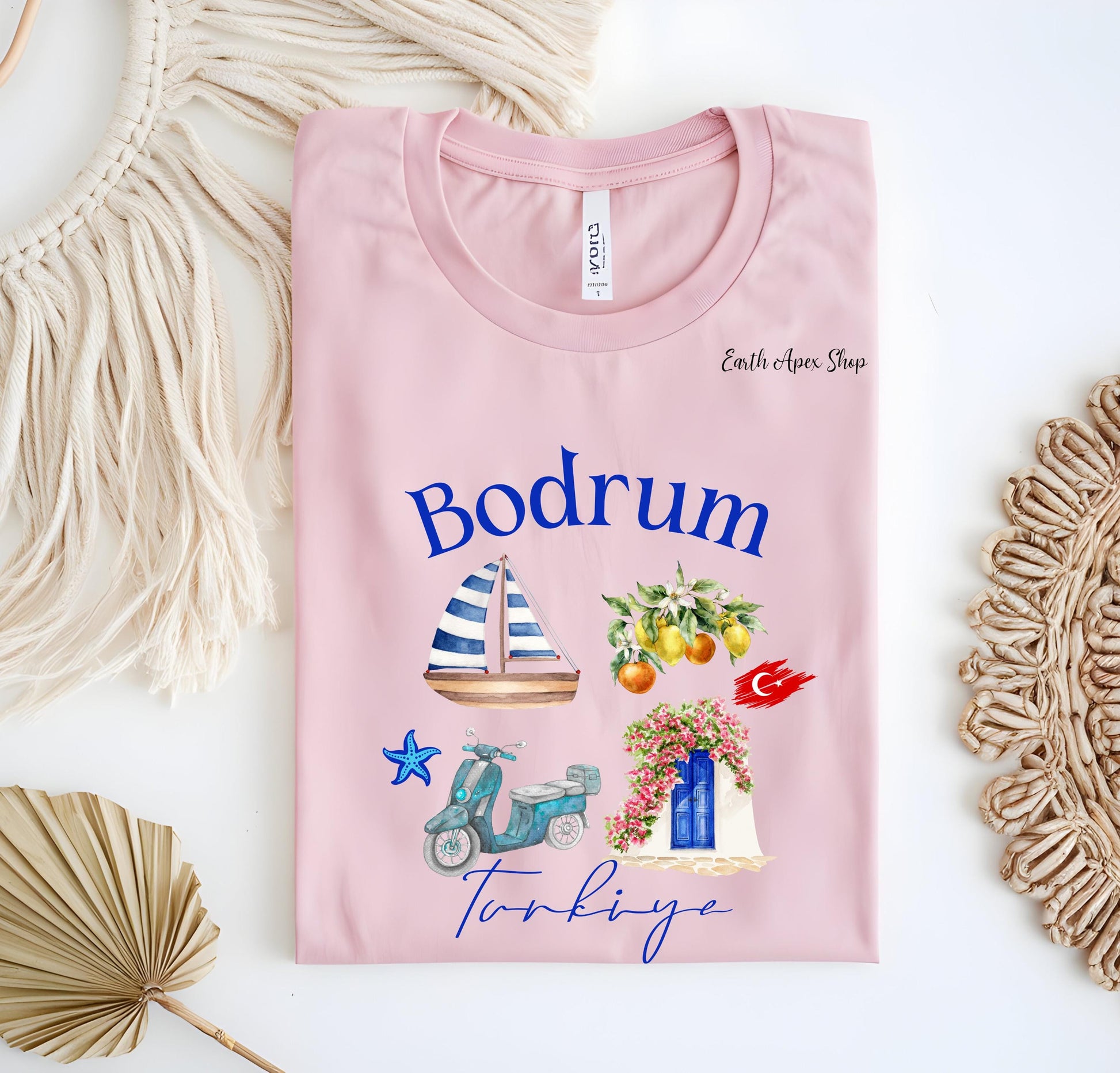 Bodrum Turkey Shirt: Aegean Sea Vacation Tee