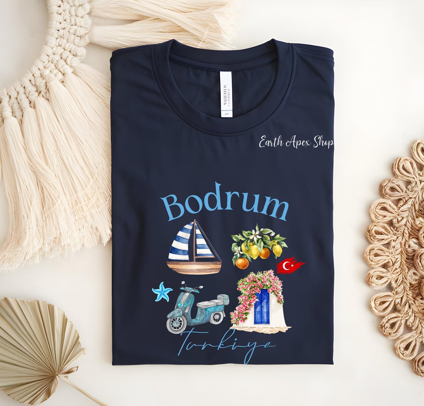 Bodrum Turkey Shirt: Aegean Sea Vacation Tee