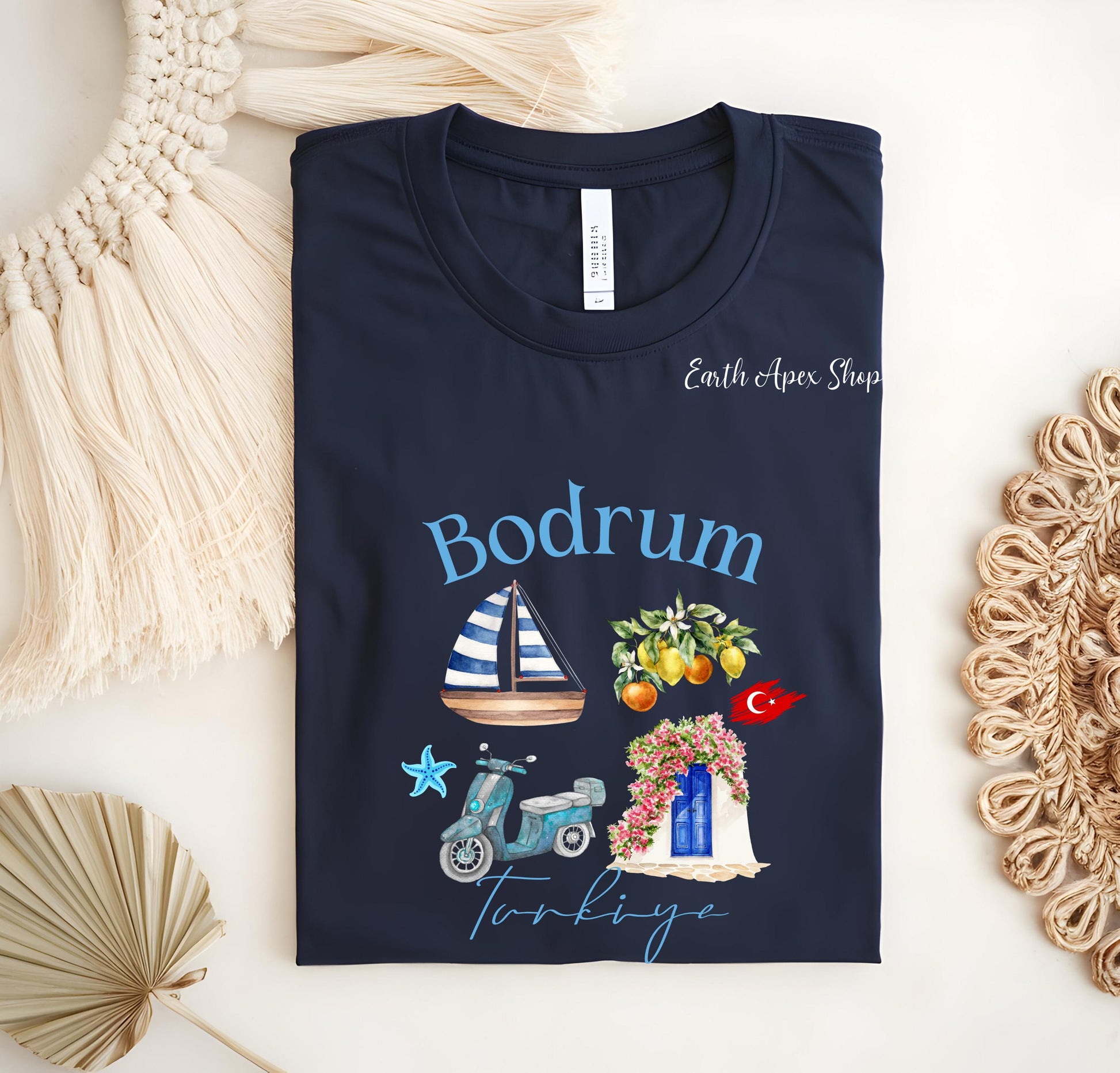 Bodrum Turkey Shirt: Aegean Sea Vacation Tee