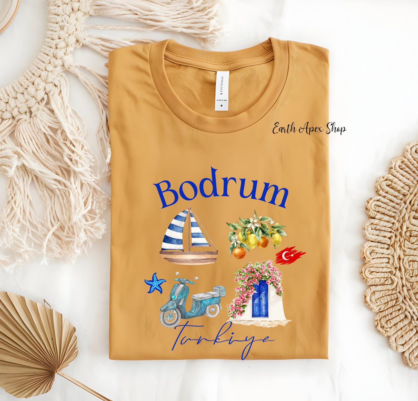 Bodrum Turkey Shirt: Aegean Sea Vacation Tee
