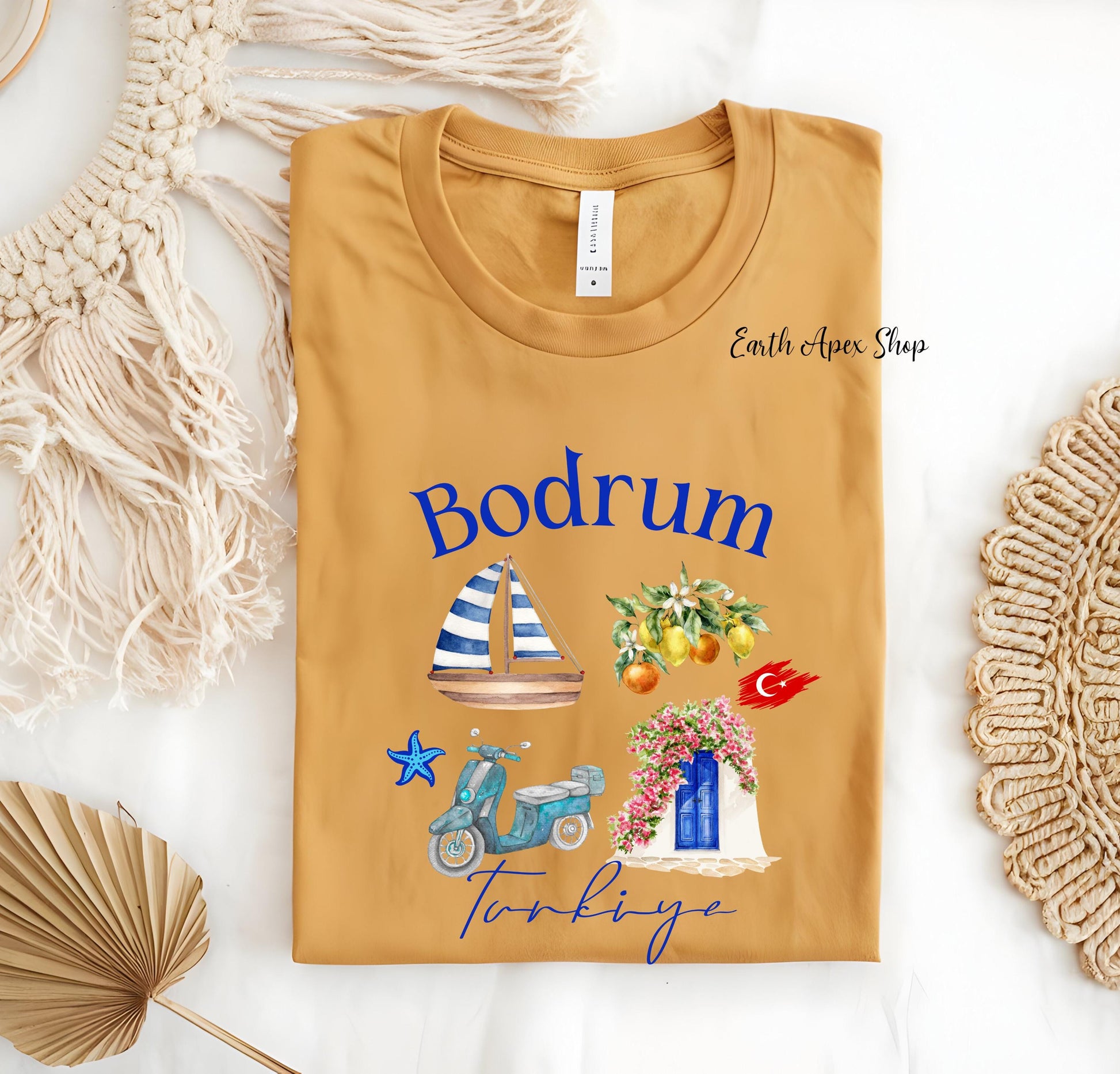 Bodrum Turkey Shirt: Aegean Sea Vacation Tee