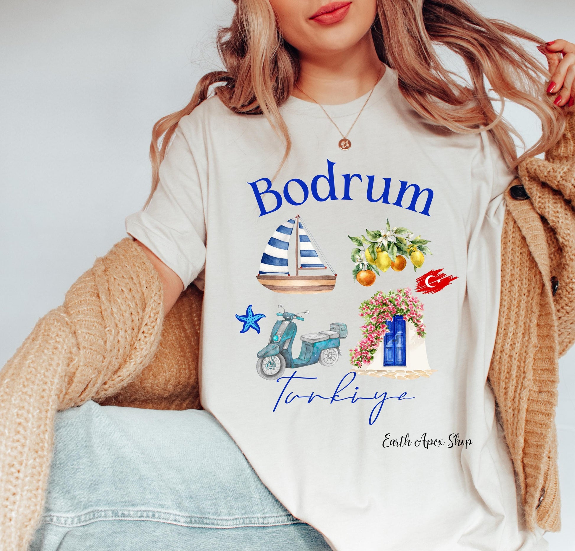 Bodrum Turkey Shirt: Aegean Sea Vacation Tee