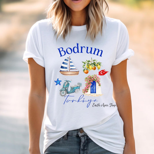 Bodrum Turkey Shirt: Aegean Sea Vacation Tee