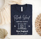 Rhode Island Coastal Tee: New England Foodie Gift