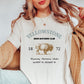 Yellowstone Bison Graphic Tee: Vintage National Park Shirt