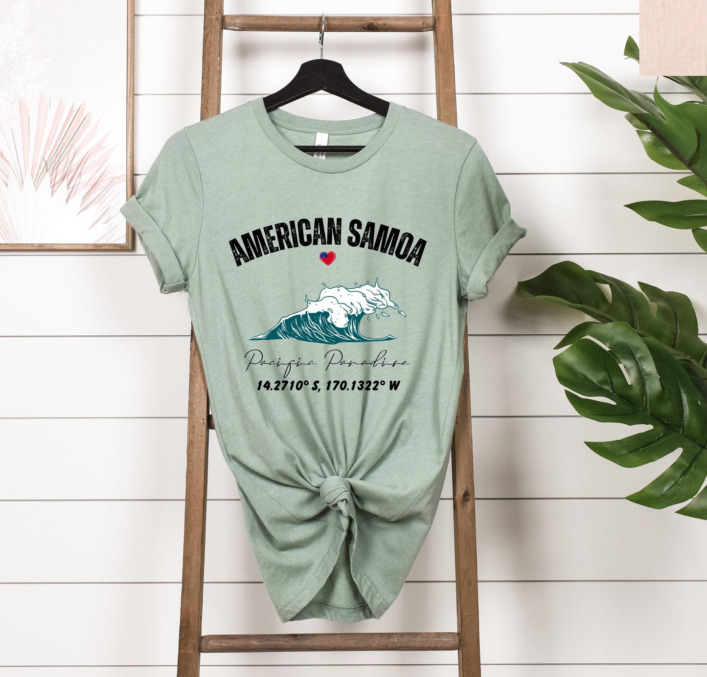 American Samoa Surf Shirt: Vintage Pacific Island Graphic Tee