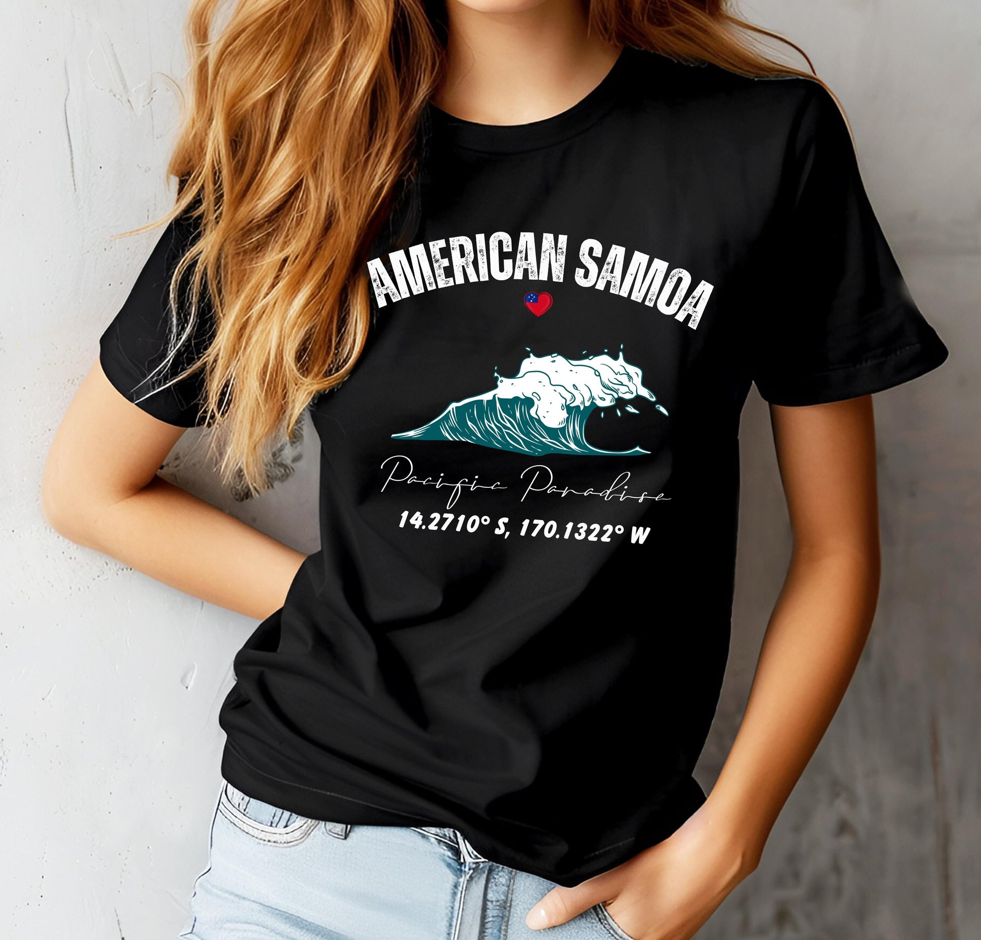 American Samoa Surf Shirt: Vintage Pacific Island Graphic Tee