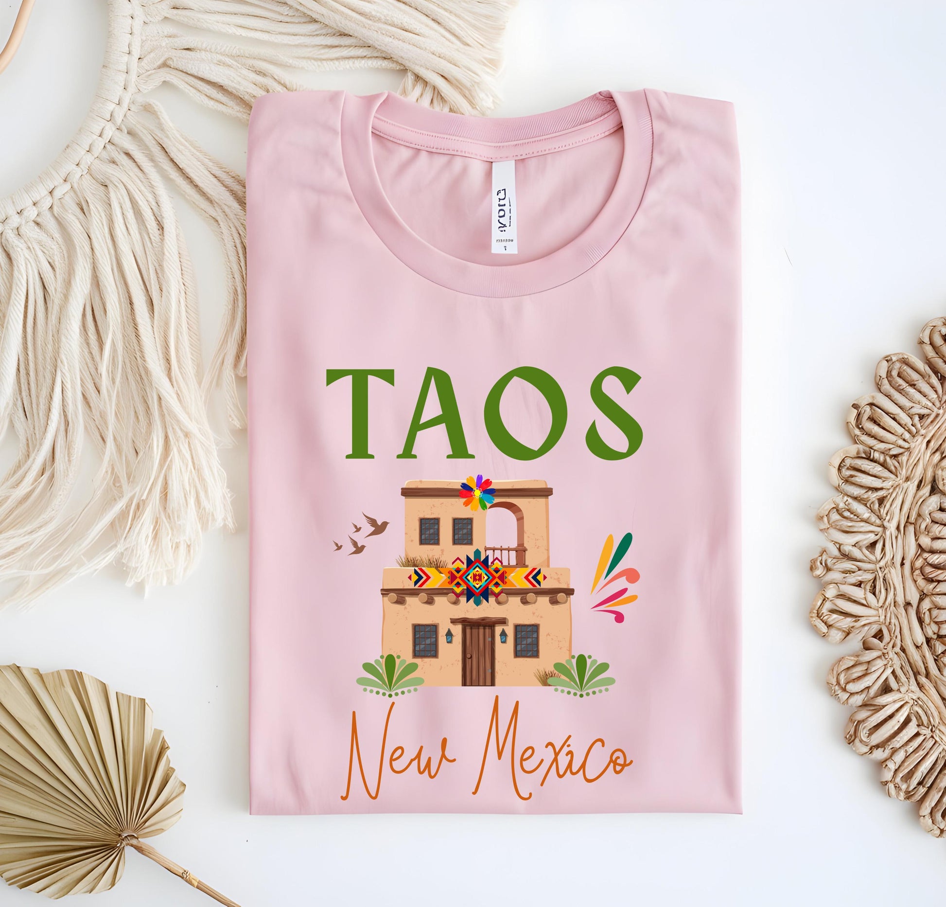 Taos New Mexico Shirt: Southwestern Cotton Tee