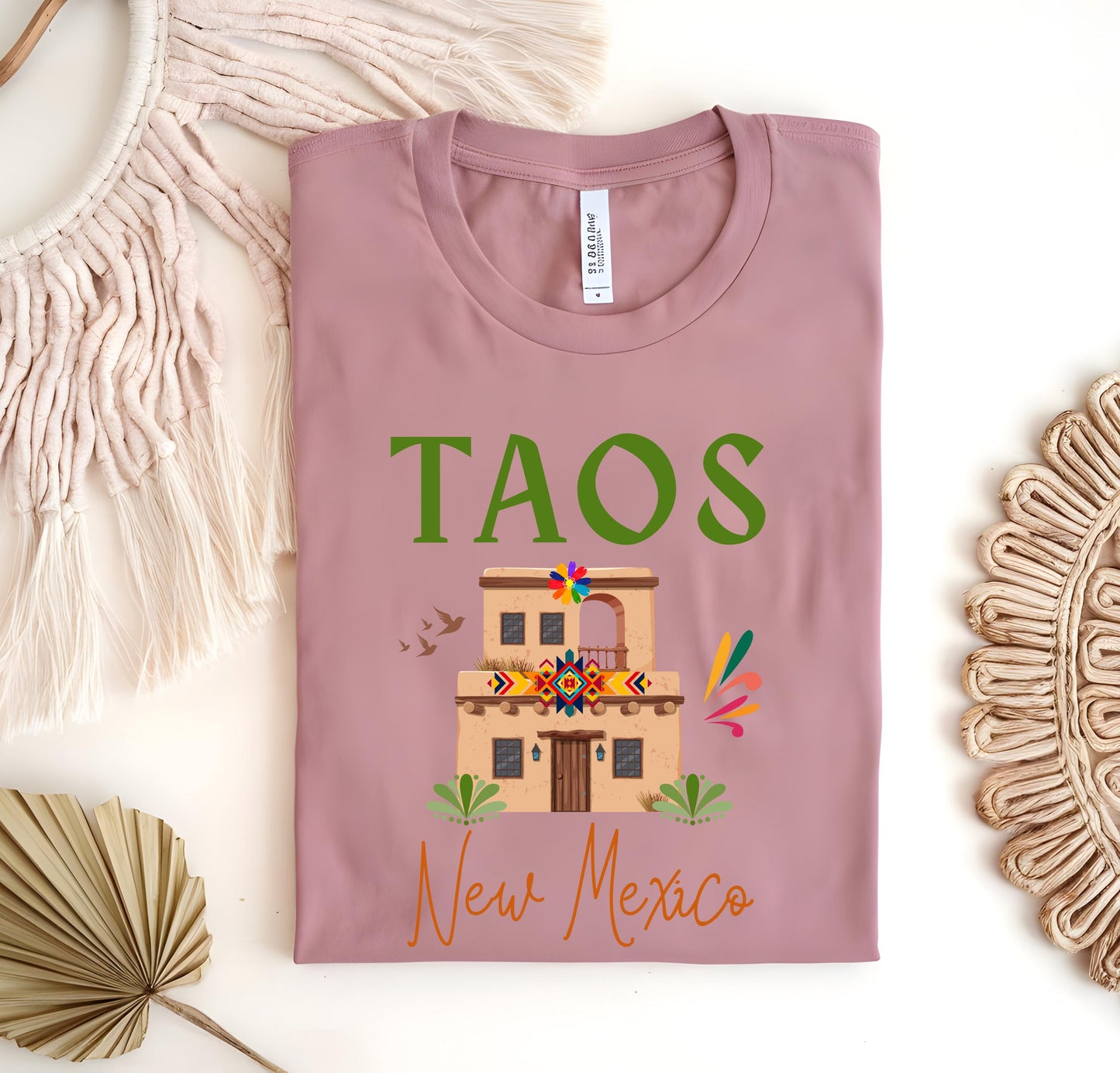 Taos New Mexico Shirt: Southwestern Cotton Tee